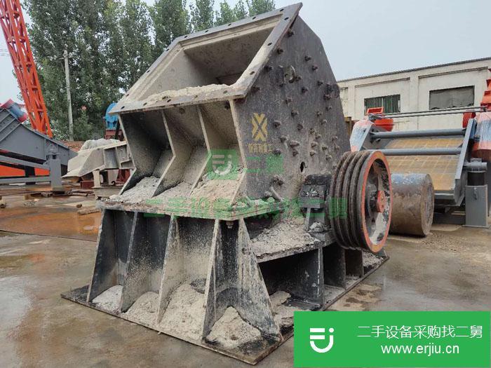 河南出售二手100噸重錘式破碎機
