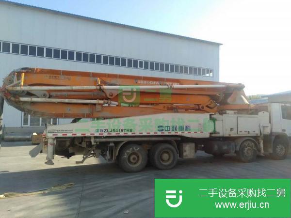 河北出售二手中聯52米泵車