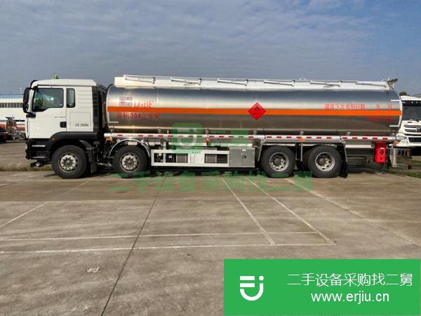 陜西出售二手前四后八21噸汕德卡油罐車,可分期!