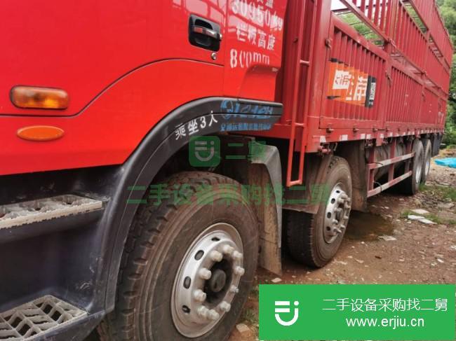江西出售二手江淮格爾發(fā)前四后八高欄貨車