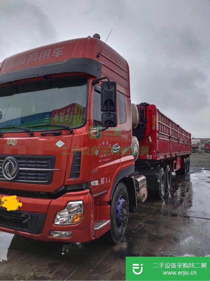 河南出售二手東風(fēng)375馬力半掛車