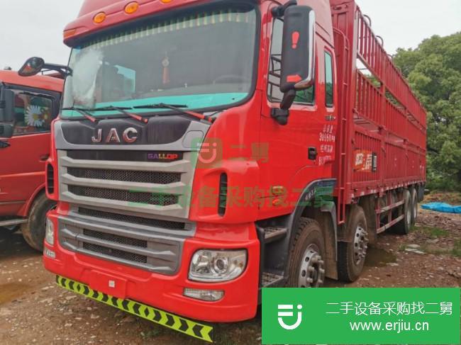 江西出售二手江淮格爾發(fā)前四后八高欄貨車