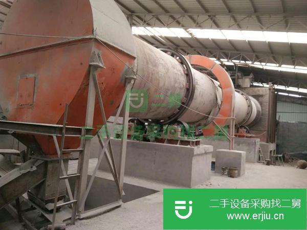 河南出售二手2.4×18米單筒烘干機