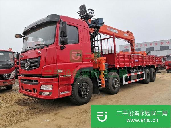 江蘇出售二手東風T7前四后八14噸隨車吊