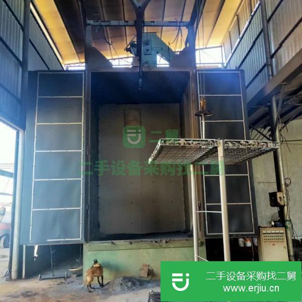 河南出售二手2.5米x3.7米吊勾拋丸機(jī)