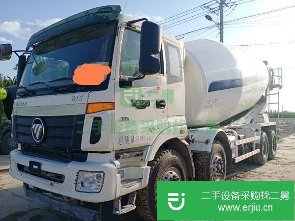 山東出售二手歐曼攪拌車后八輪國(guó)五20方375馬力