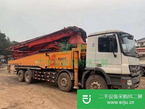 寧夏出售二手三一52米泵車
