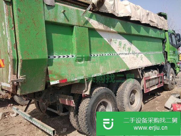 陜西出售二手國五自卸車后八輪歐曼