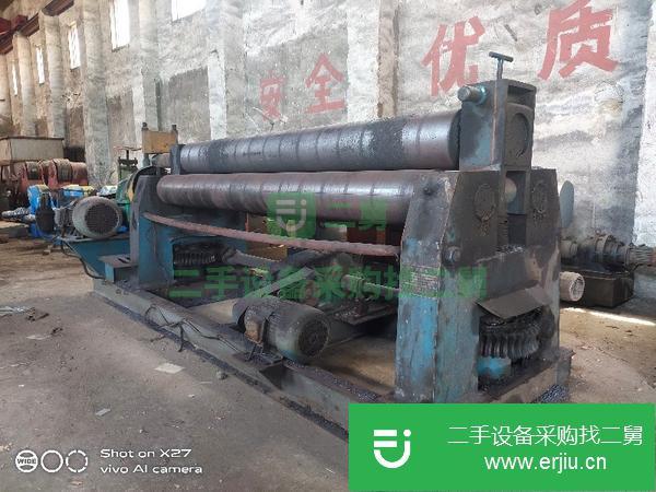 天津出售二手實心W11-20*2500機械自動卷板機