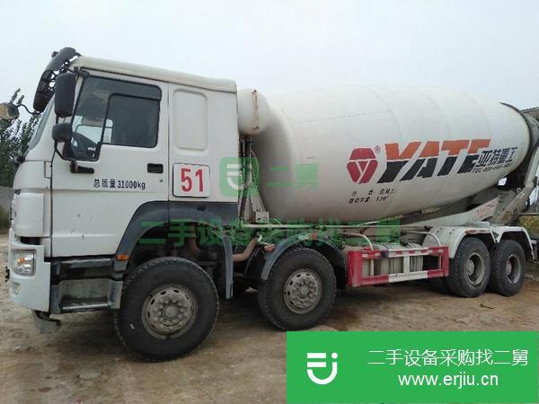 山東出售二手豪沃水泥攪拌車