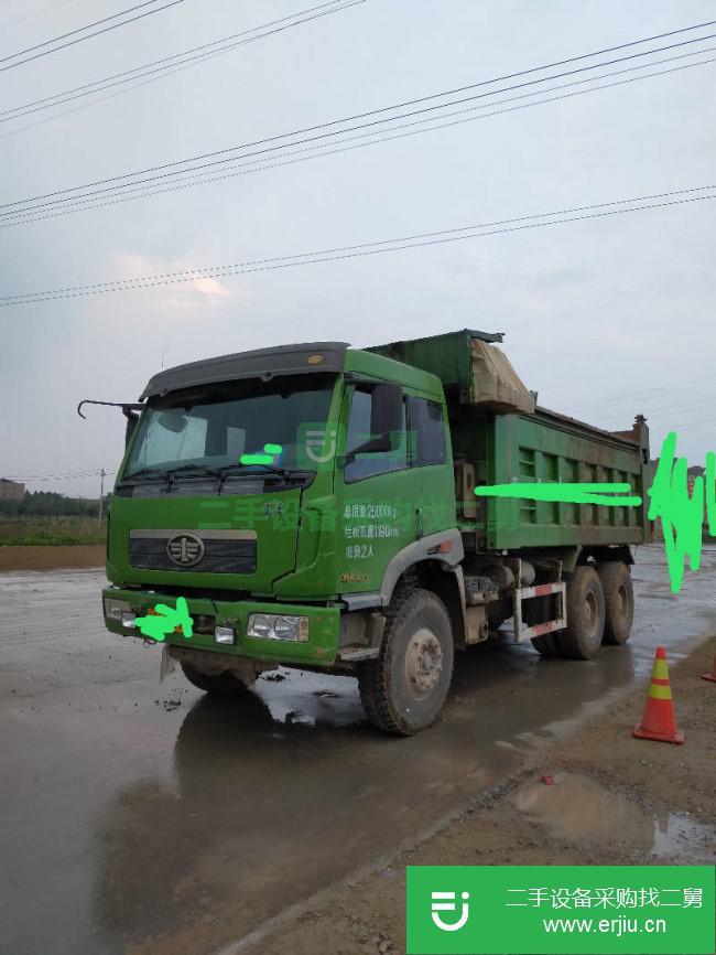 河北出售二手青島解放自卸車