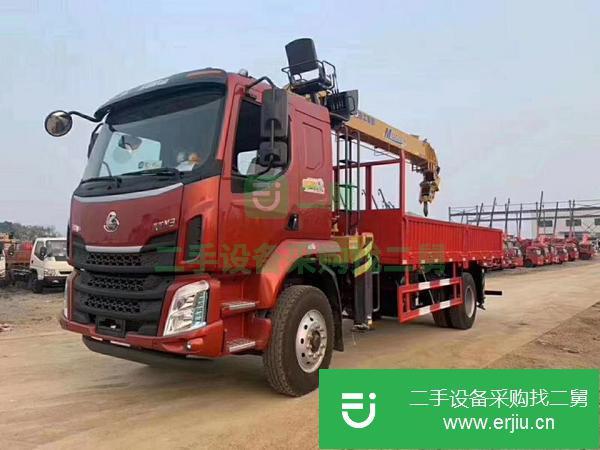 湖北出售二手程力10噸隨車吊