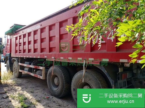 山東出售二手紅巖金剛前四后八8.5米自卸車