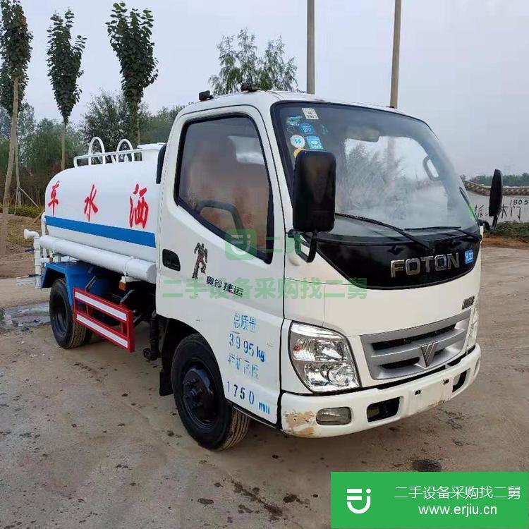 山東出售二手五立方灑水車