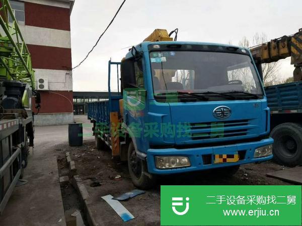 湖北出售二手牡丹江6.3噸隨車吊