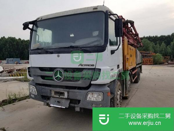 山東出售二手奔馳52米泵車
