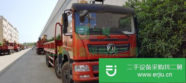 湖北出售二手東風(fēng)前四后八6.3噸隨車吊