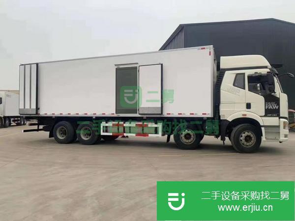 湖北出售二手解放J6P前四后八冷藏車