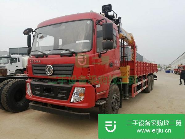 湖北出售二手東風專底單橋8噸隨車吊
