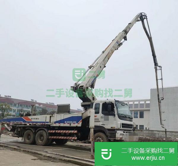 江蘇出售二手五十鈴40米三橋叉腿泵車