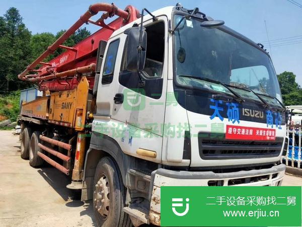 湖南出售二手三一37米泵車