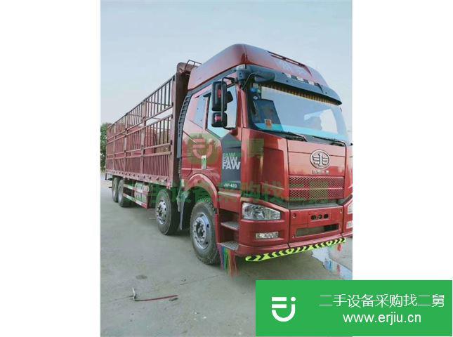 江西出售二手一汽解放J6P高欄載貨車