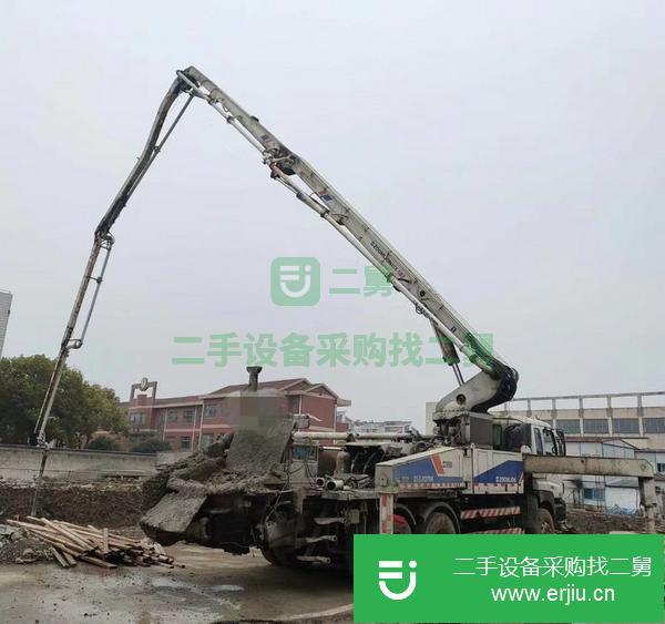江蘇出售二手五十鈴40米三橋叉腿泵車