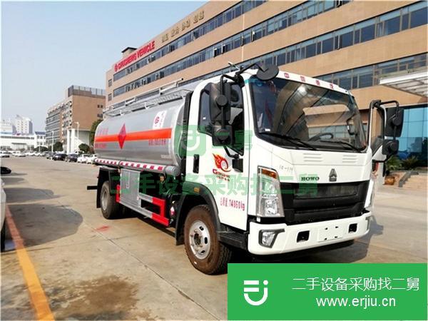 湖北出售二手重汽豪沃10方油罐車