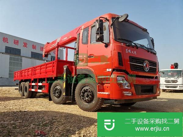 湖北出售二手東風天龍12噸隨車吊