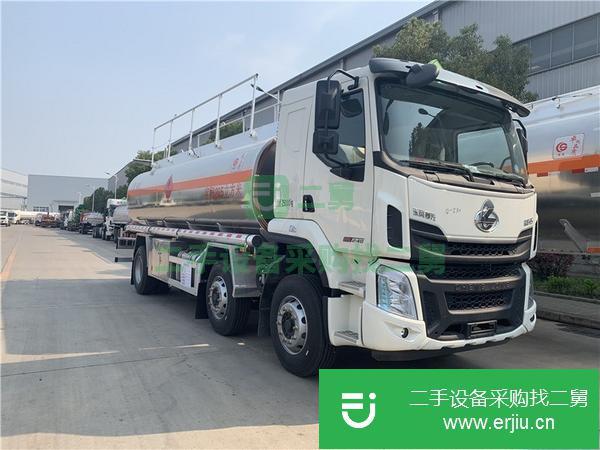 河南出售二手前四后八鋁合金油罐車