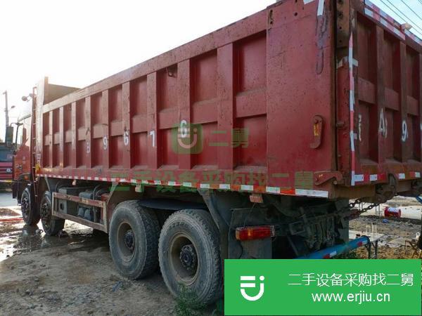山東出售二手歐曼自卸車前四后八國五390馬力