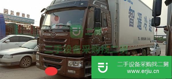山西出售二手青島解放冷藏車