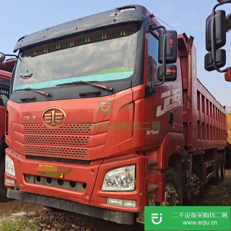 江西出售二手青島解放自卸車