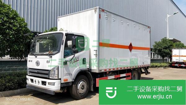 湖北出售二手易燃氣體廂式運輸車,濰柴140馬力