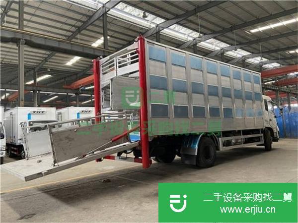 河北出售二手福田歐曼前四后八畜禽運輸車