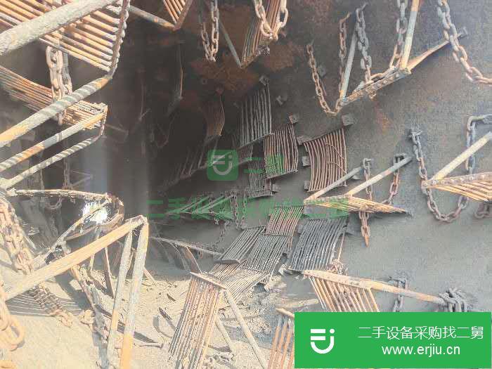 河南出售二手2.5×18米滾筒煤泥烘干機