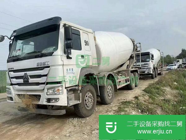 山東出售二手豪沃23方攪拌車