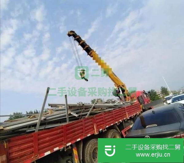 湖北出售二手徐工前四后八14噸隨車吊