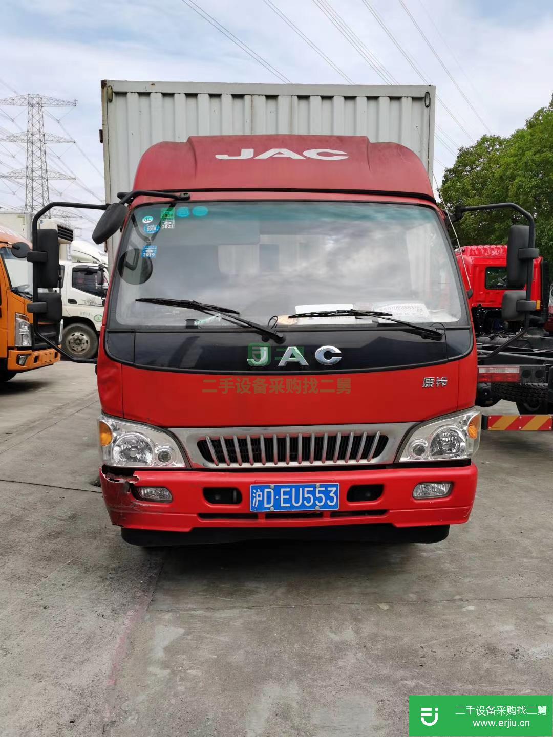 上海出售二手江淮康鈴箱式貨車
