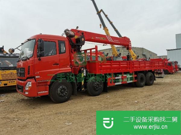 安徽出售二手東風天龍14噸隨車吊