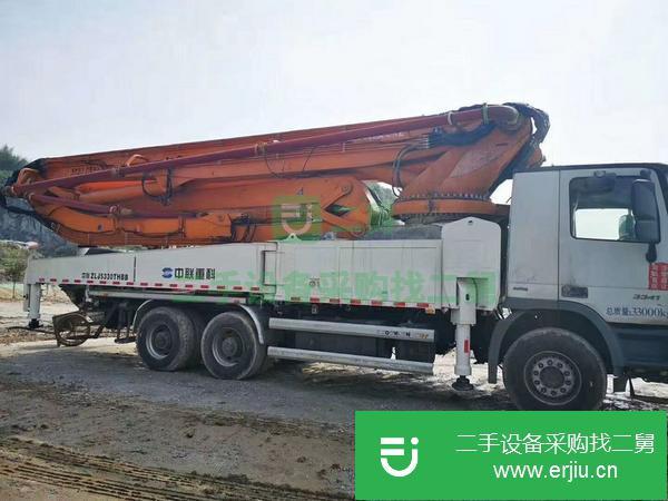 河北出售二手國四中聯49米泵車