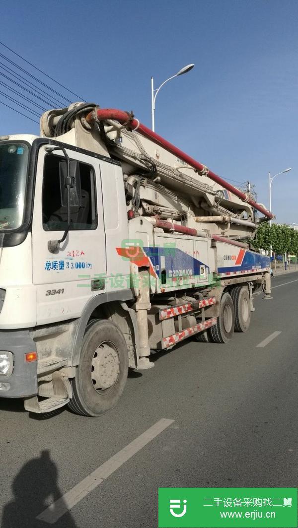 山東出售二手中聯(lián)47米泵車