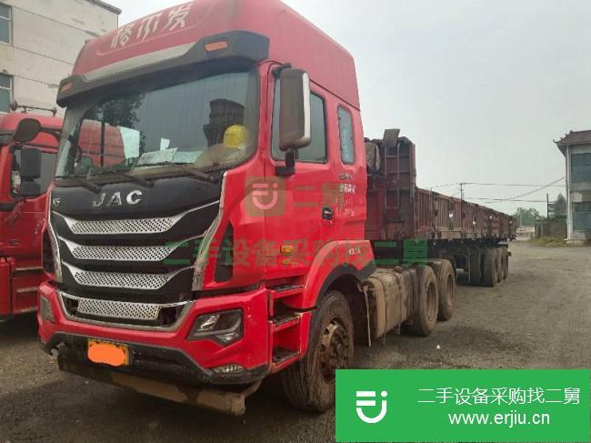 山東出售二手江淮格爾發半掛車