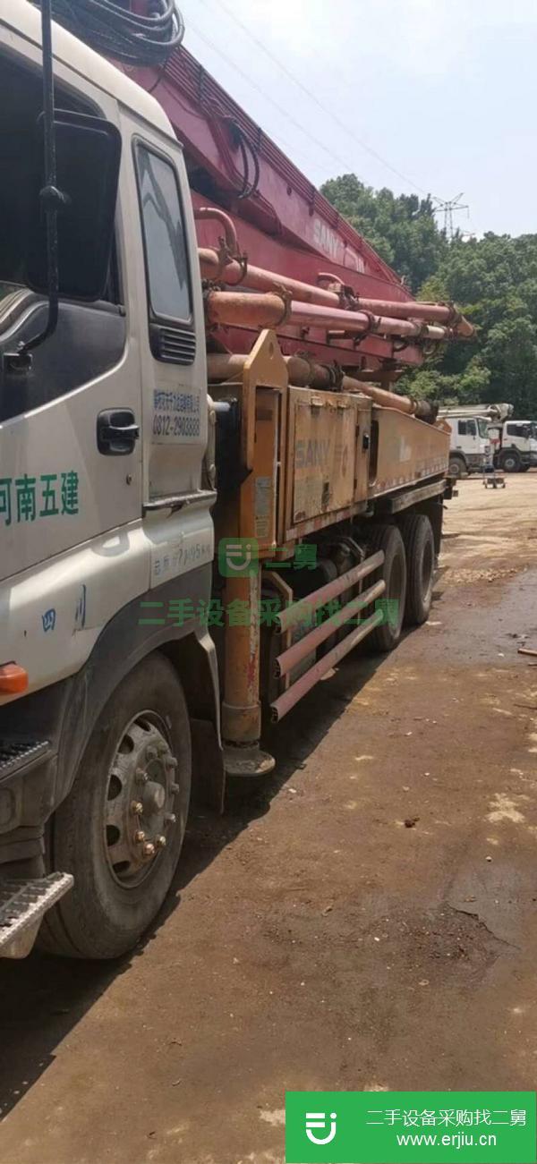 湖南出售二手三一37米泵車