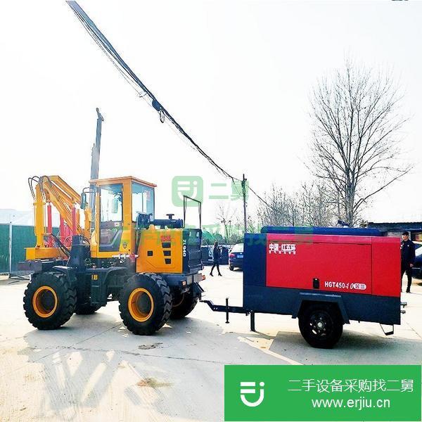山東出售二手波形護欄打樁機