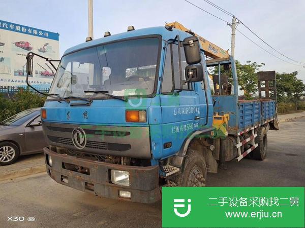 湖北出售二手5噸3節臂隨車吊