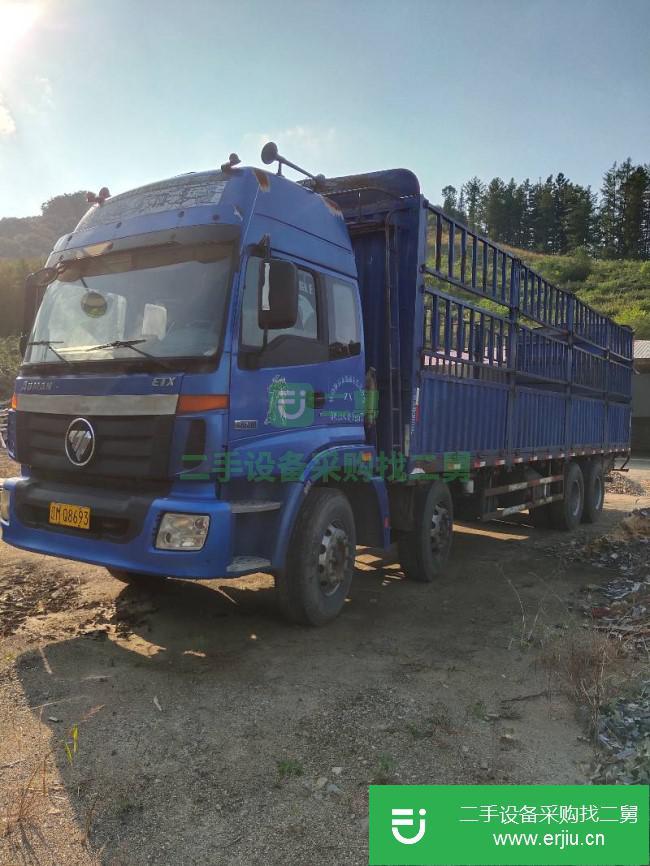 遼寧出售二手福田歐曼前四后八貨車