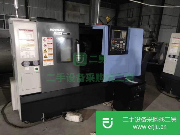 江蘇出售二手韓國斗山PUMA405數控斜身車床