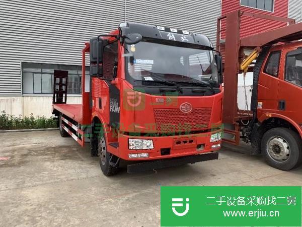 湖北出售二手解放J6平板運輸車