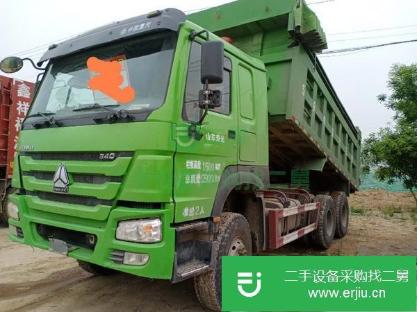 山東出售二手豪沃自卸車國五